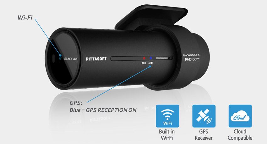 دوربین خودرو blackvue مجهز به وای فای و جی پی اس gps