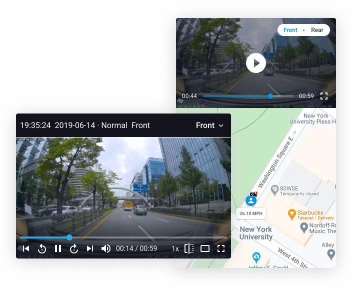 بازبینی تصاویر ضبط شده دوربین خودرو remote-video-playback