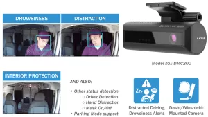دوربین خودرو هوشمند و سامانه نظارت بر راننده DMS هوش مصنوعی